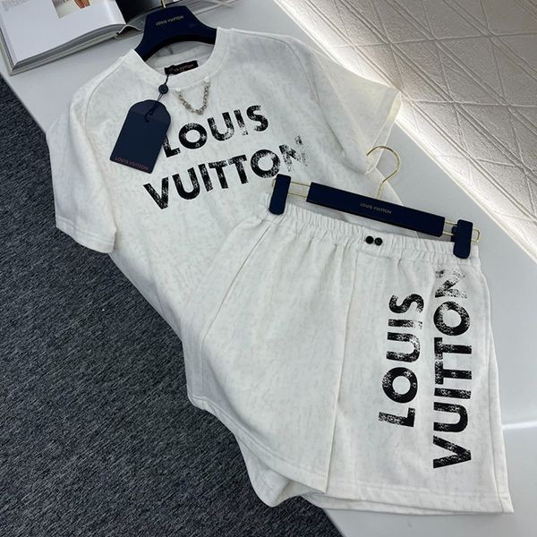 【ルイヴィトン フェイク】ヴィンテージエフェクト Tシャツ セットアップ vue37859
